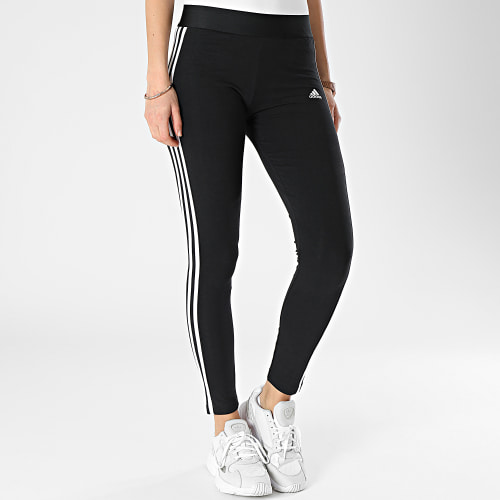 Leggings Femme A Bandes 3 Stripes GL0723 Noir