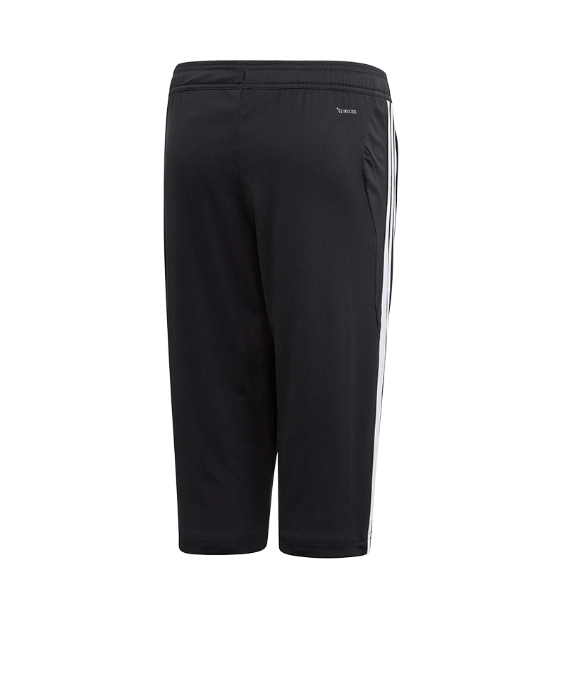 adidas Tiro 19 3/4 Pant Kids Schwarz Weiss
