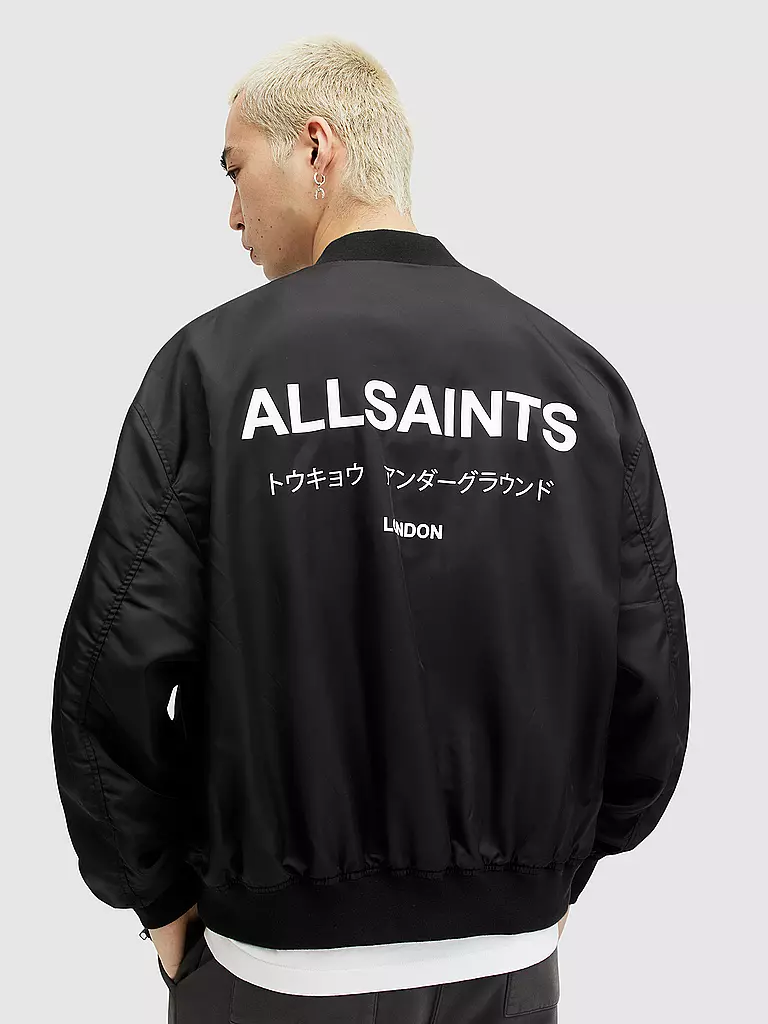 ALLSAINTS Blouson UNDERGROUND schwarz