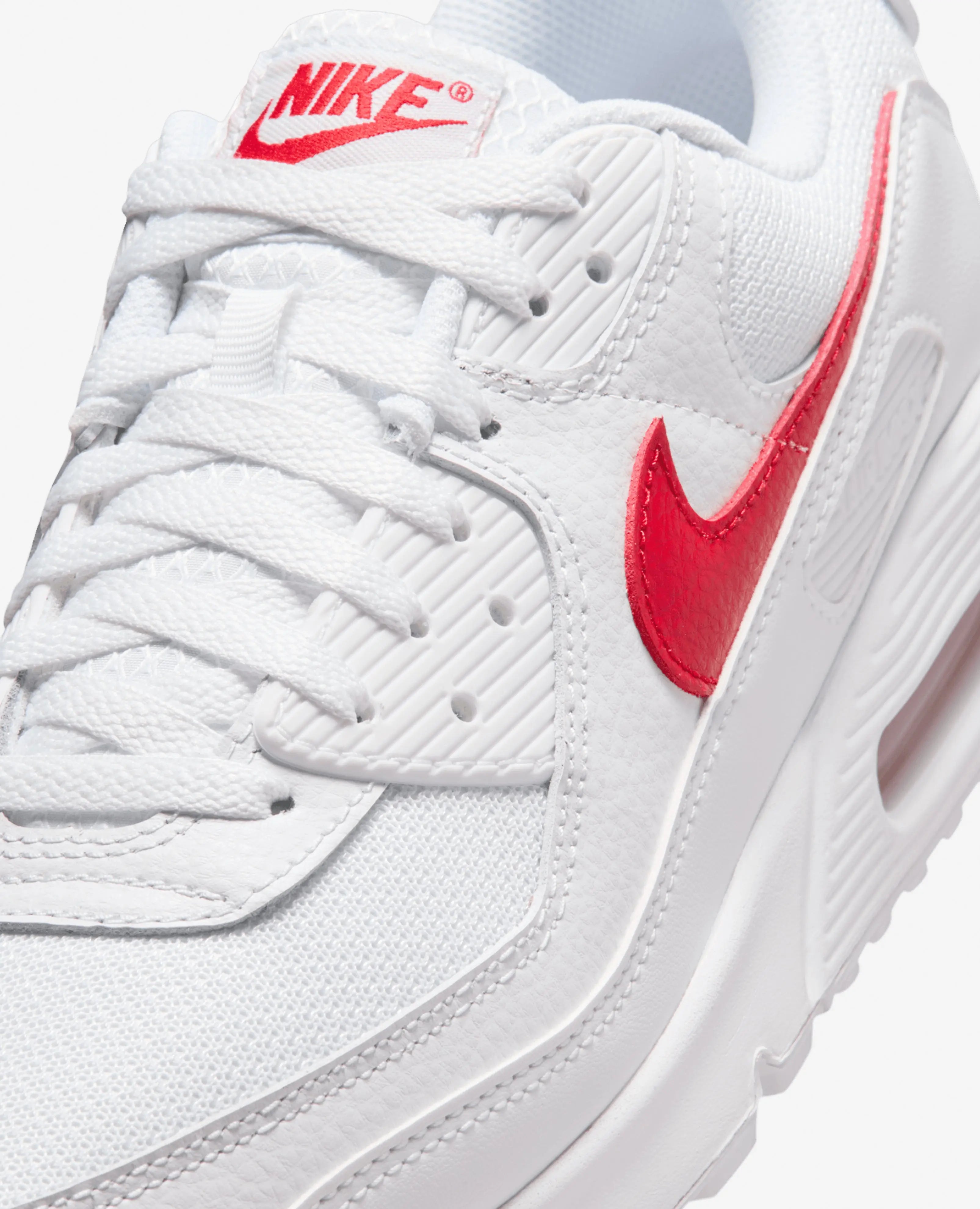 Nike Air Max 90 (WHITE/UNIVERSITY RED-WHITE)