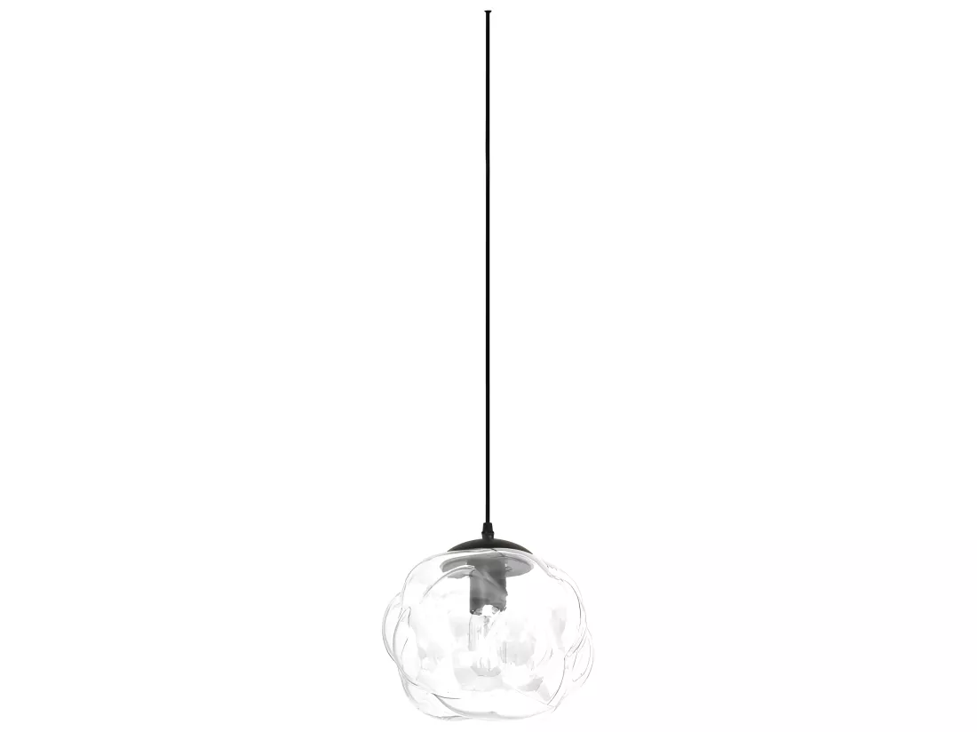 Lampe suspendue verre transparent dans le style d'une bulle – BUBBLE