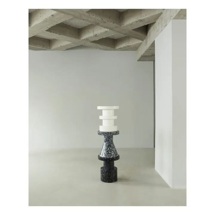Normann Copenhagen Tabouret Bit stack en plastique recyclé | Blanc