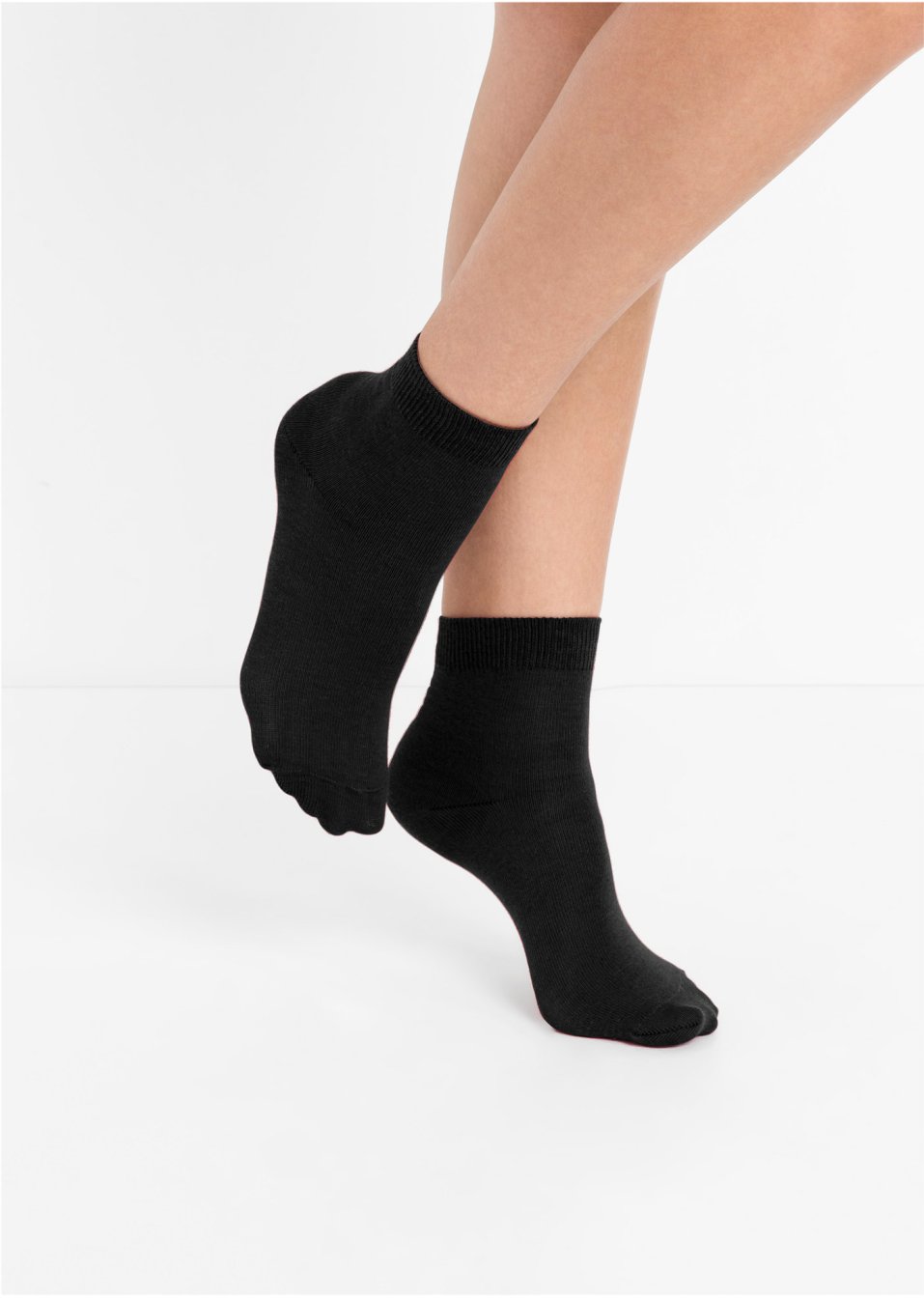 Lot de 10 paires de chaussettes courtes basiques avec coton