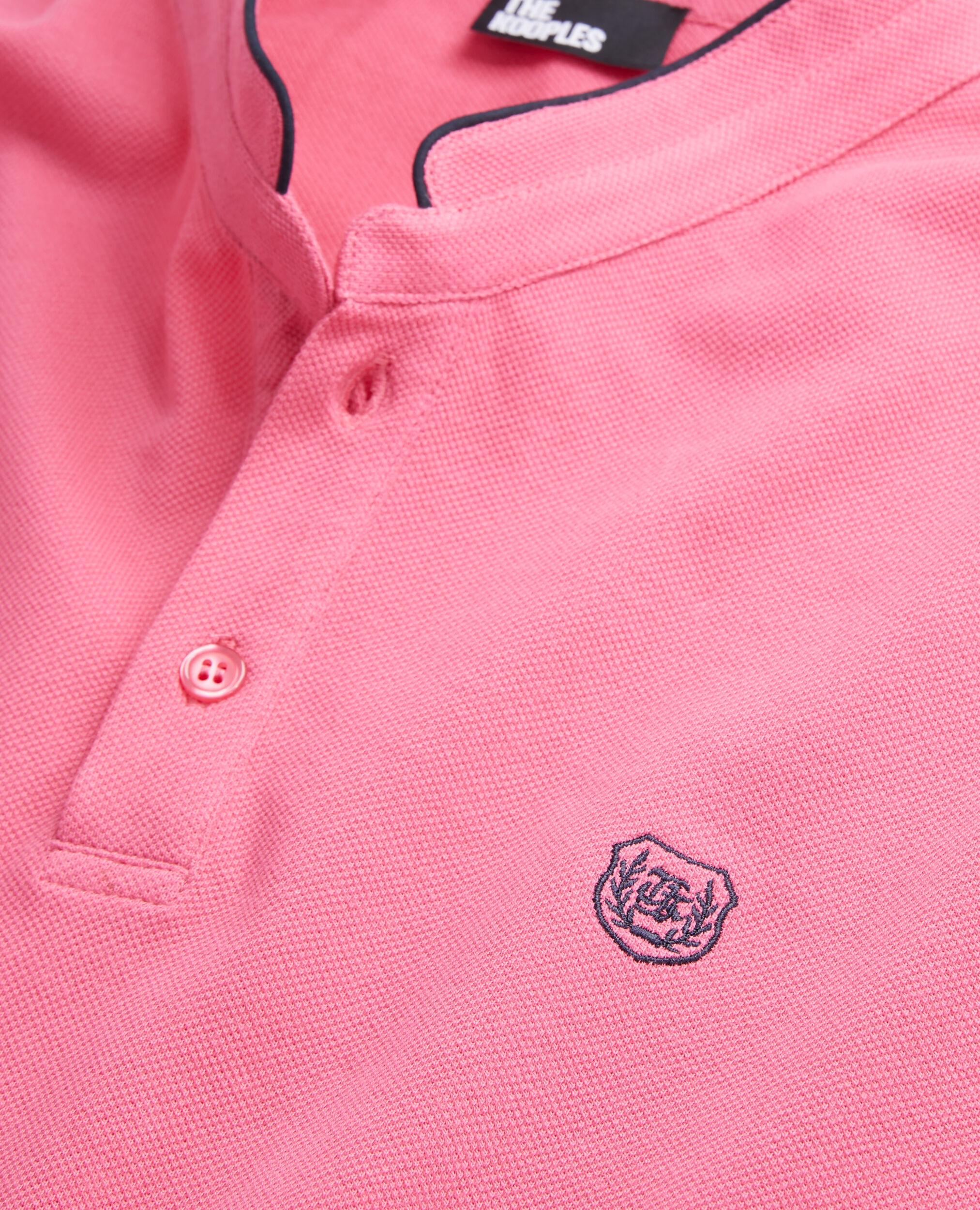 Polo rose en coton