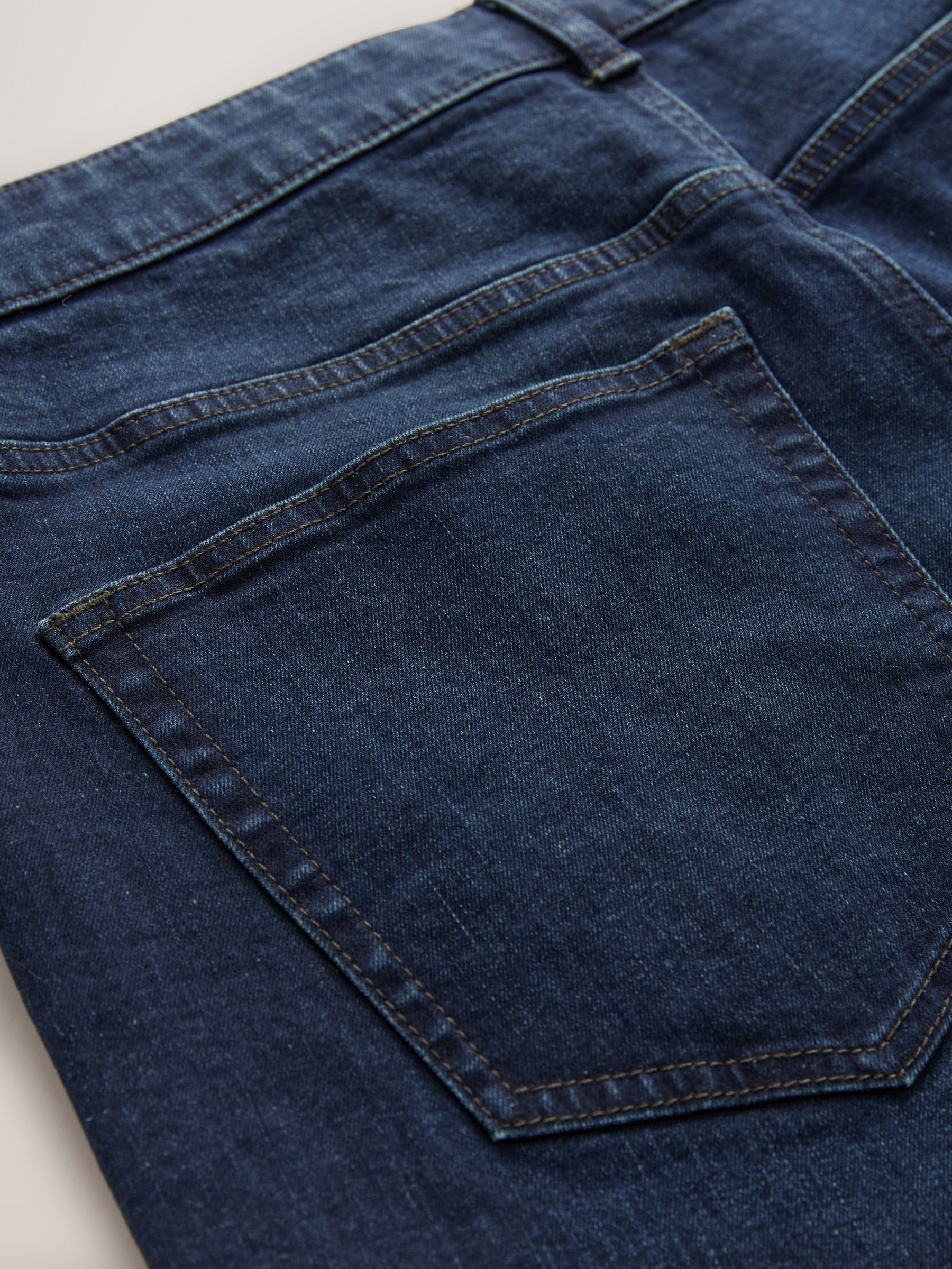 Blauwe Diepe Spoeling - Enkele - Slim fit klassieke stretchy jeans