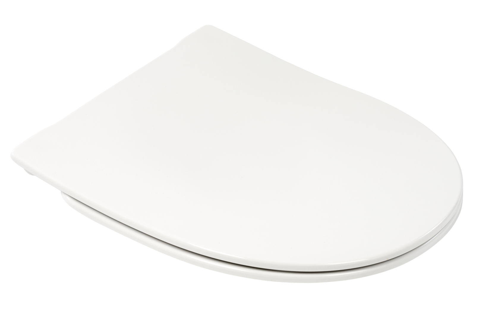 Plieger Zano softclose toiletzitting wit glans