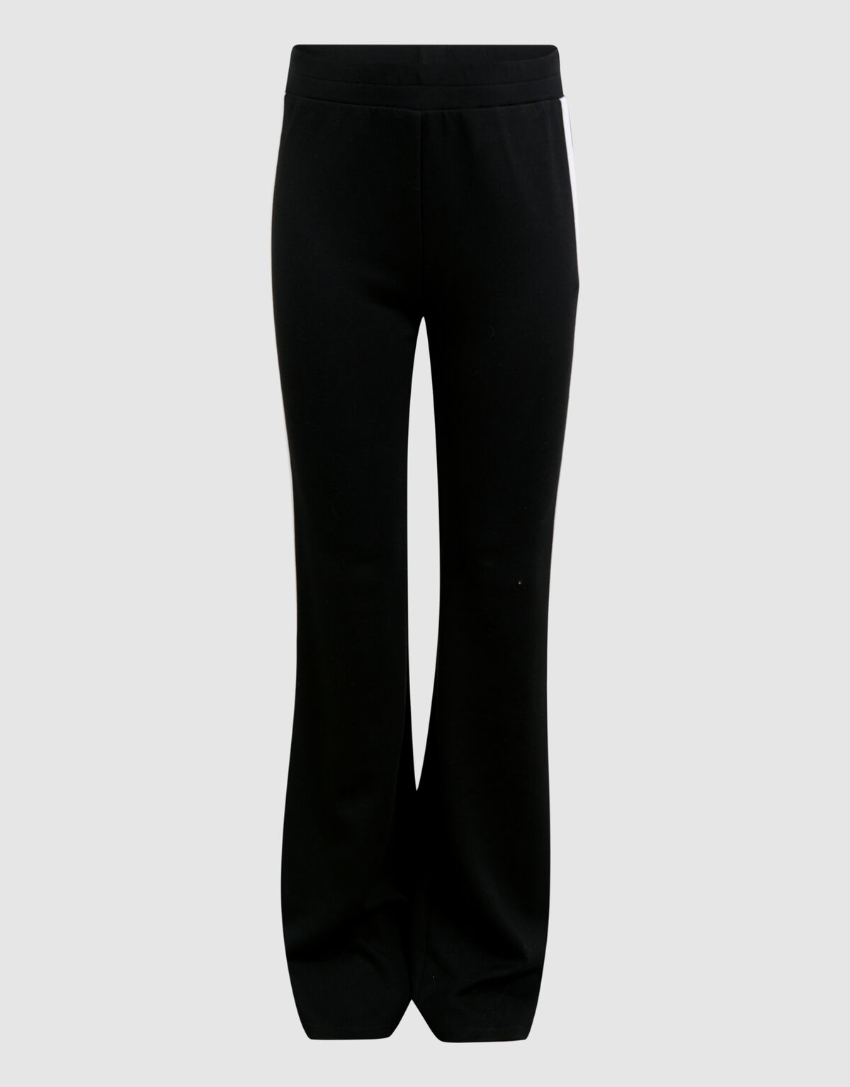 Sporty Flared Broek Zwart