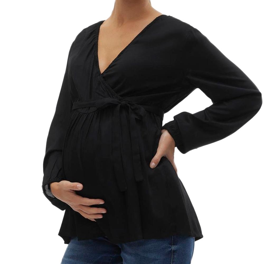 Mamalicious Blouse de Grossesse Noire Femme Mamalicious 20019587
