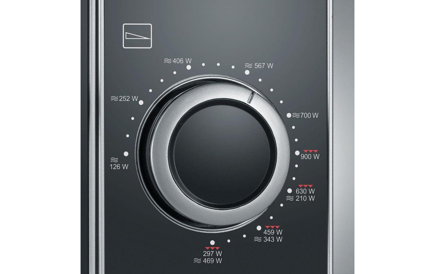 Severin Mikrowelle »MW 7875, Silberfarben, Schwarz« 700 W