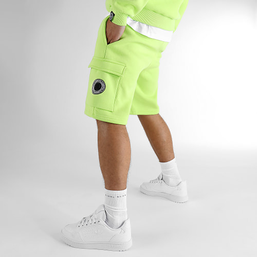 Short Jogging Cargo Premium 1110 Vert Lime