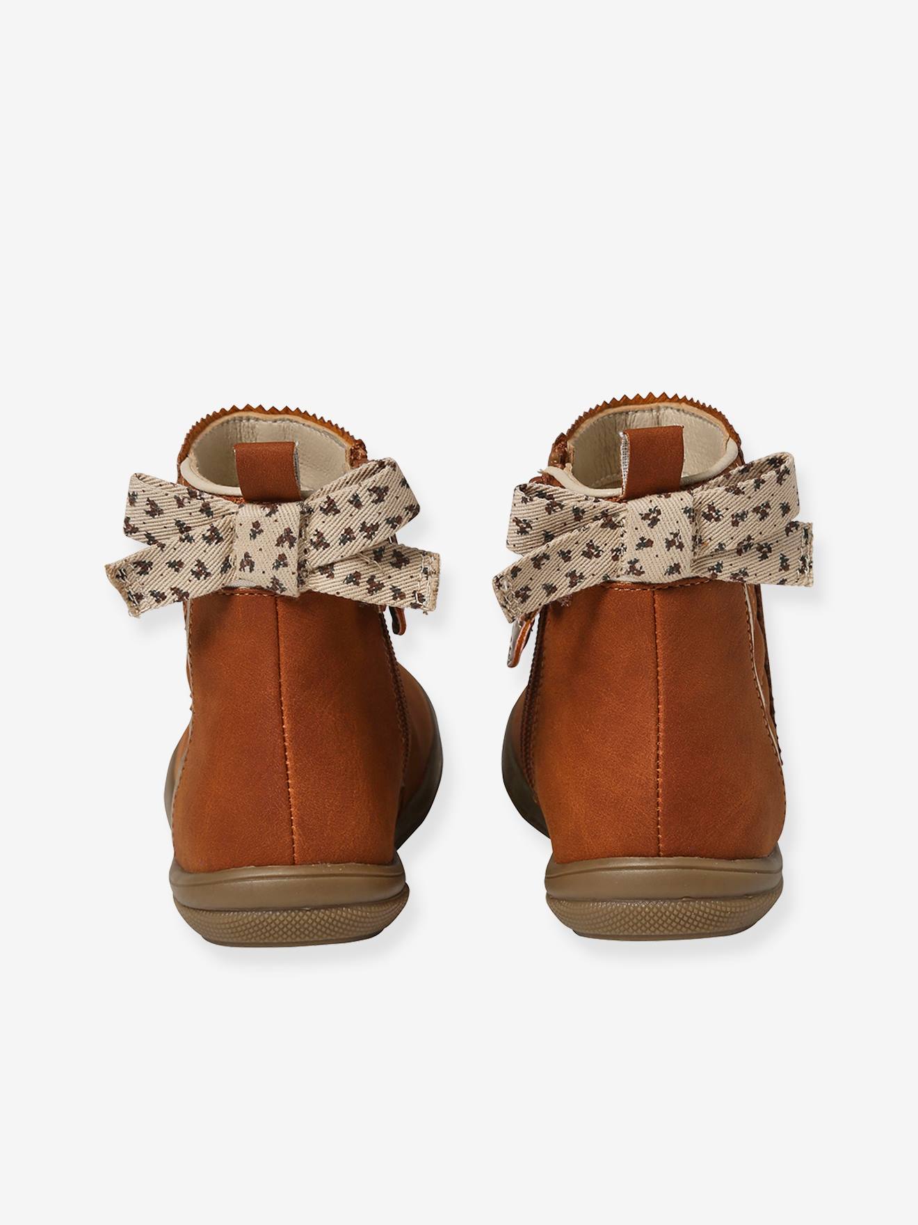 Botas com zíper para meninas