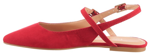 Aniston SHOES Slingpumps  Flat, Sommerschuh, Riemchensandale - neue KOLLEKTION, schmale Form