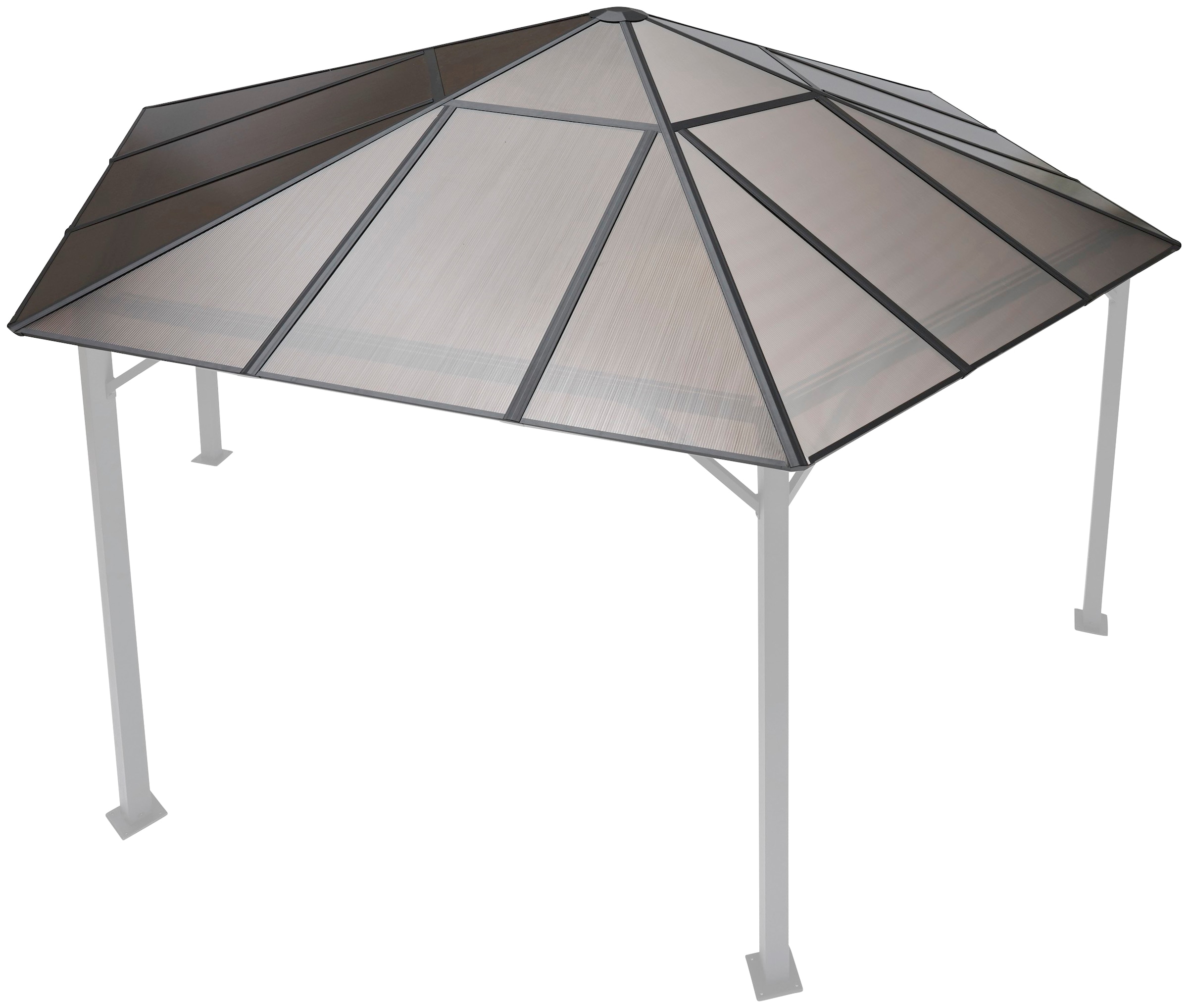 KONIFERA Pavillon-Ersatzdach »Costa Brava« für 350x350 cm, braun