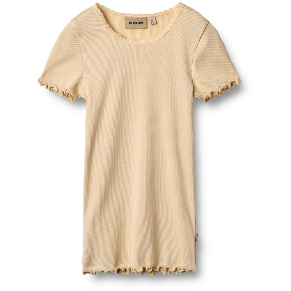 Køb Wheat Macadamia Rib T-shirt S/S Katie