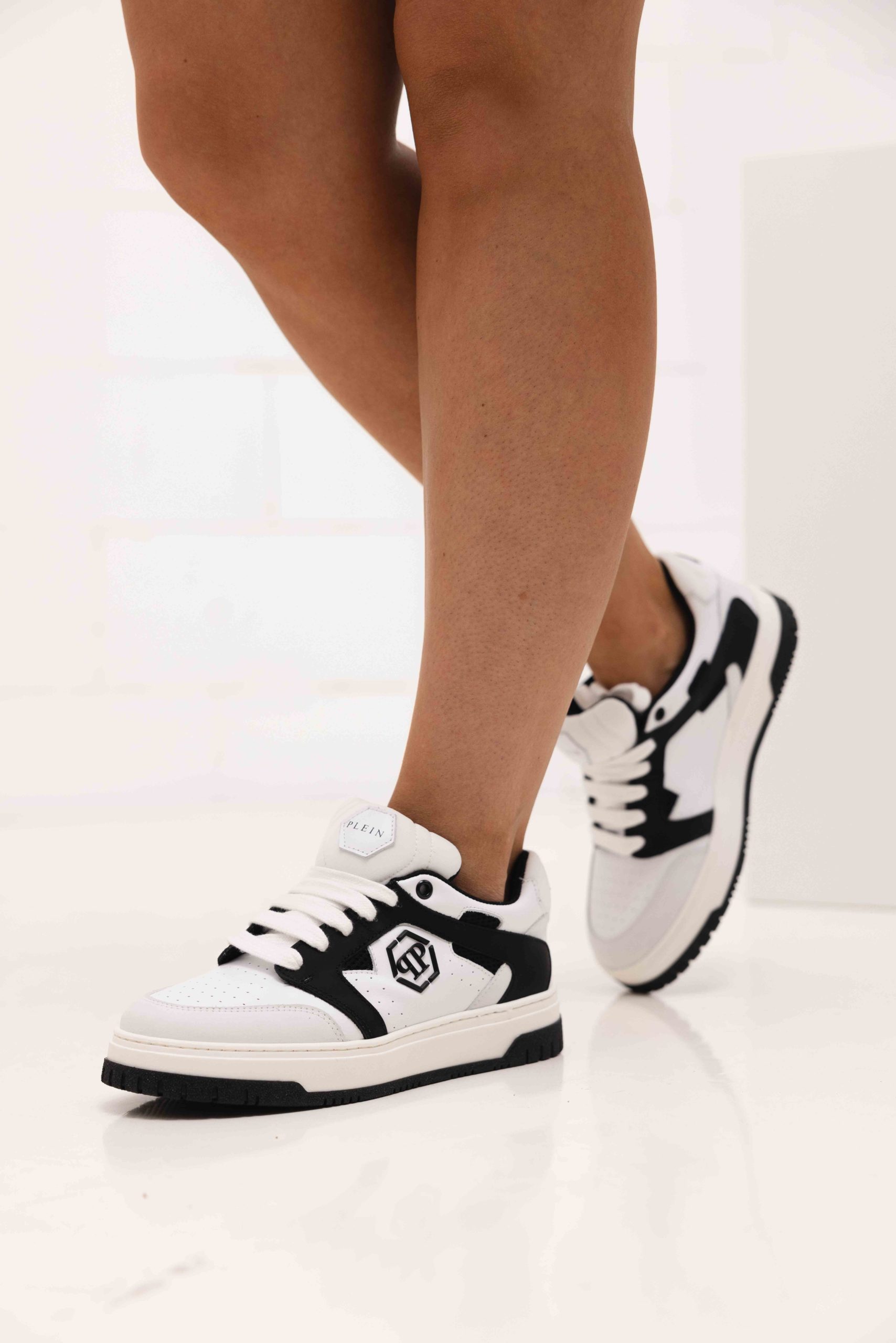 Philipp Plein Sneakers 79033 Dames/Kids Zwart/Wit