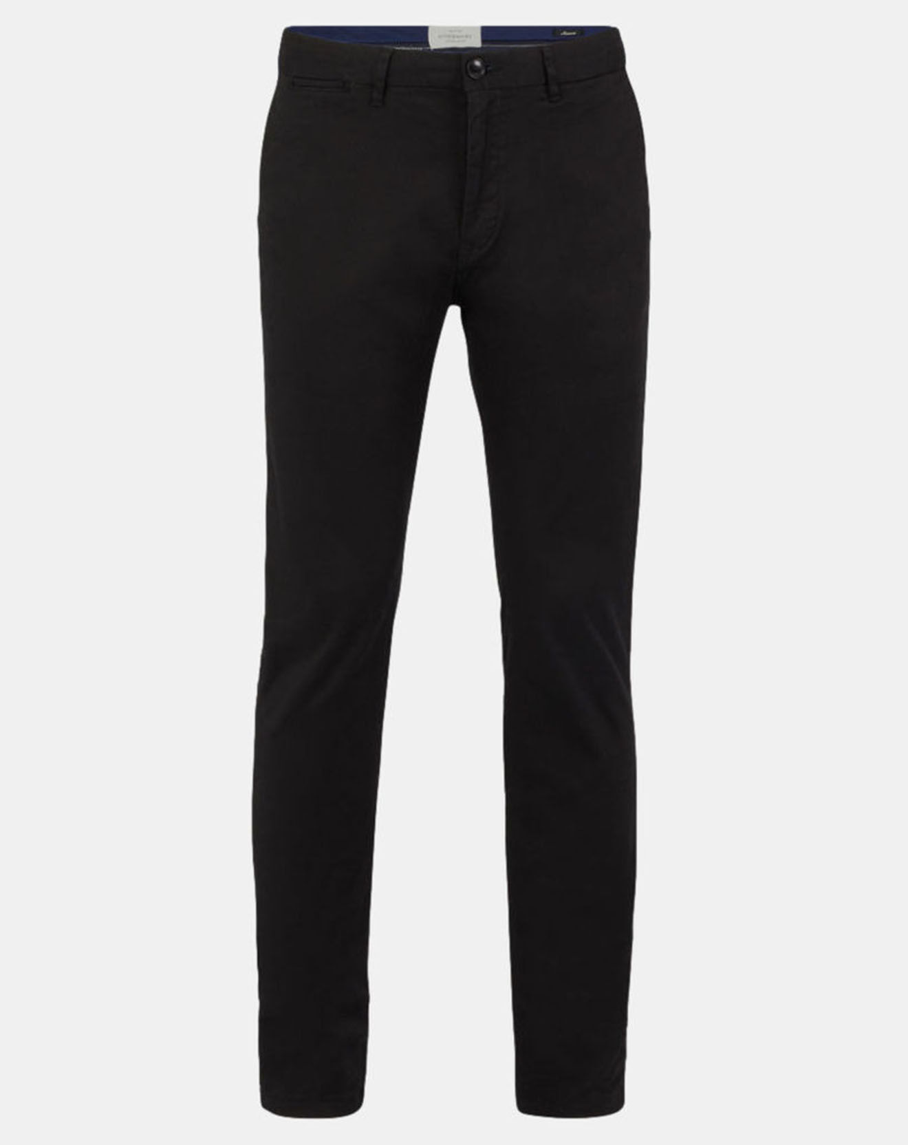 Scotch & Soda Pantalon chino Slim Fit Stuart uni stretch noir