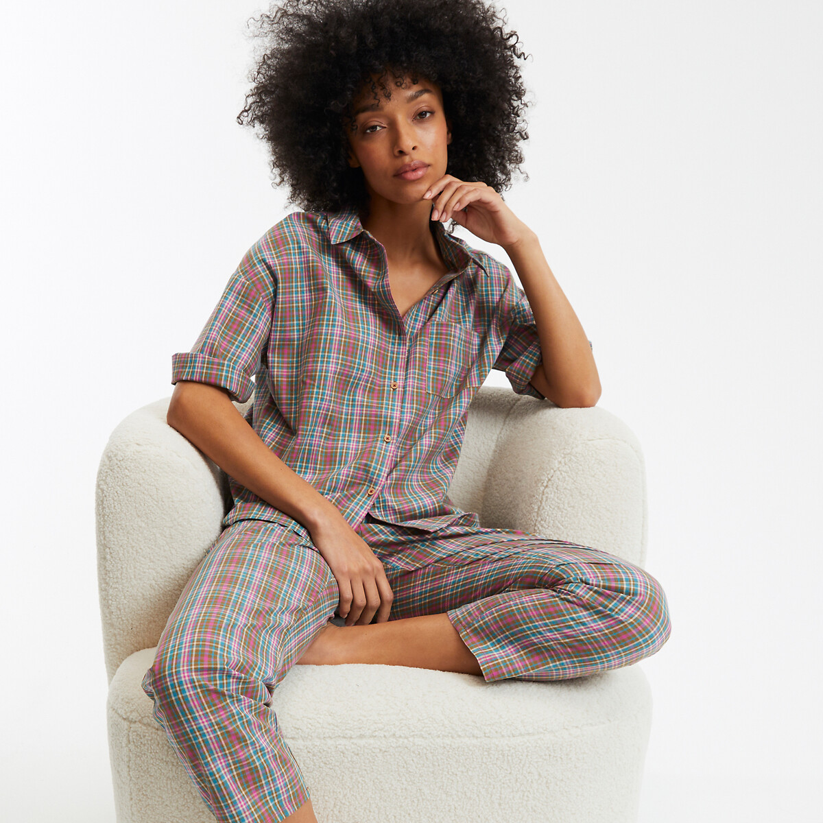 COLEÇÕES LA REDOUTE<br>Pijama Gueruite em popeline