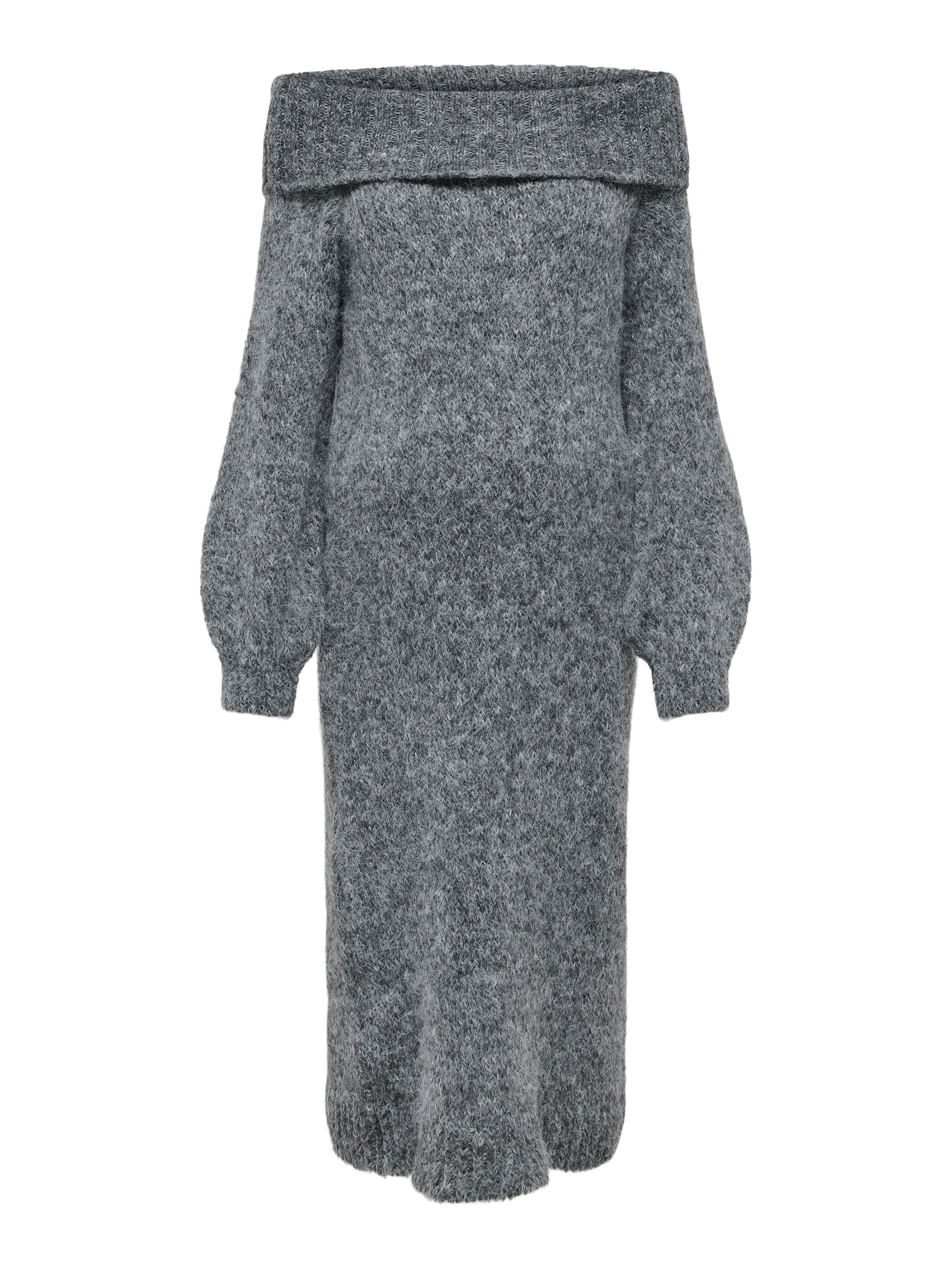 OLMMARIE Midikleid Medium Grey Melange