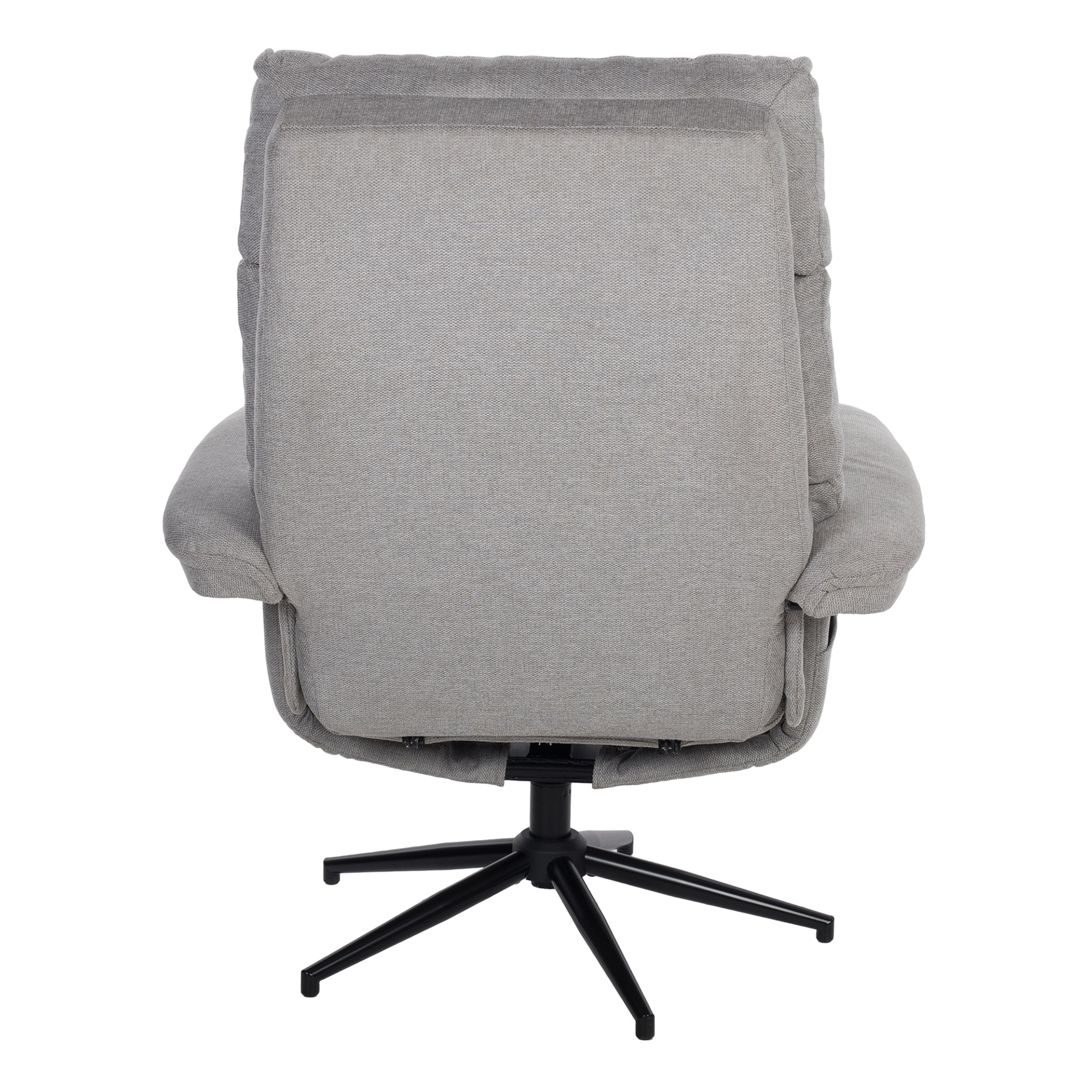 Relaxsessel mit Hocker - steingrau - Relaxfunktion