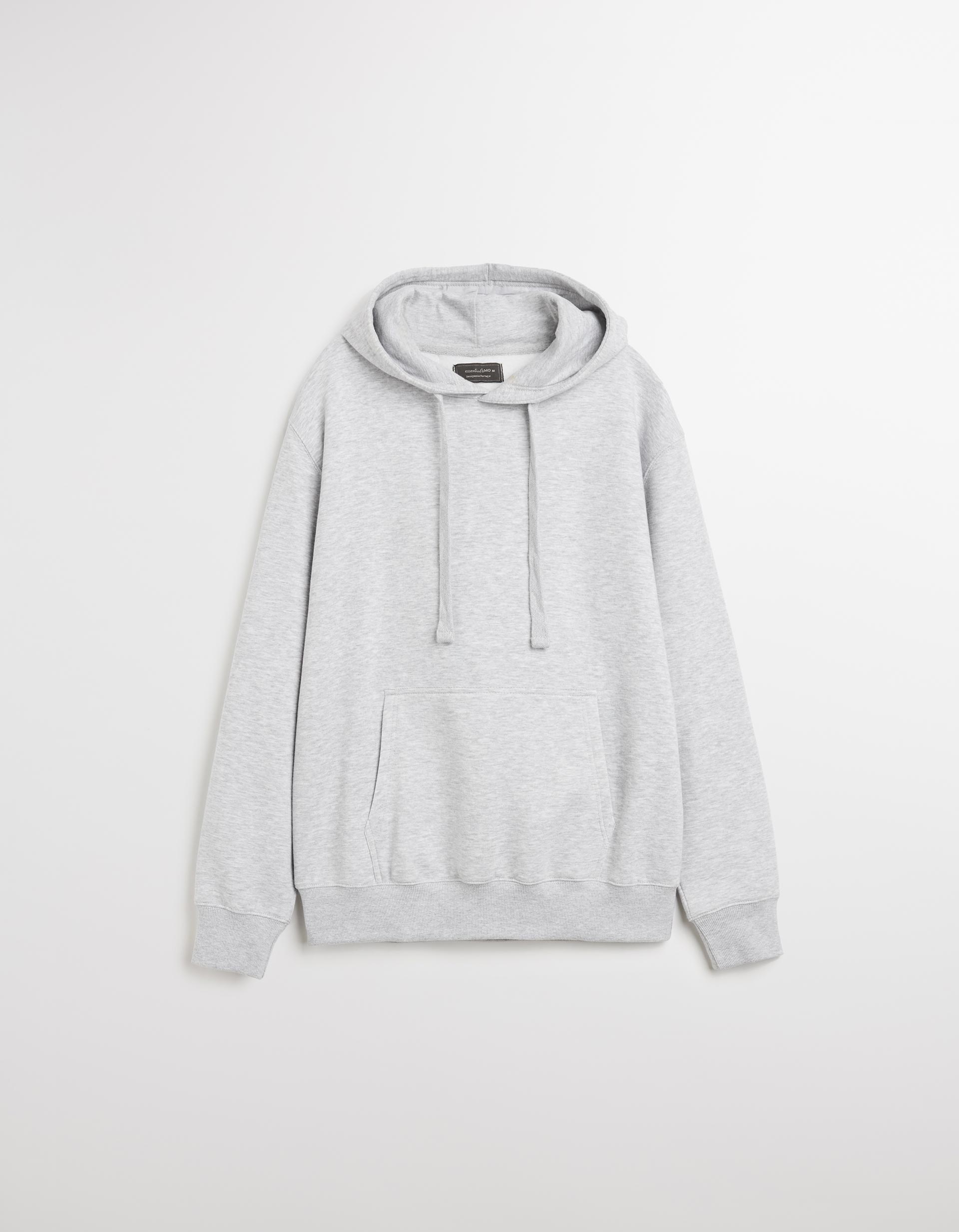 Sweatshirt com Capuz, Homem, Cinzento Claro