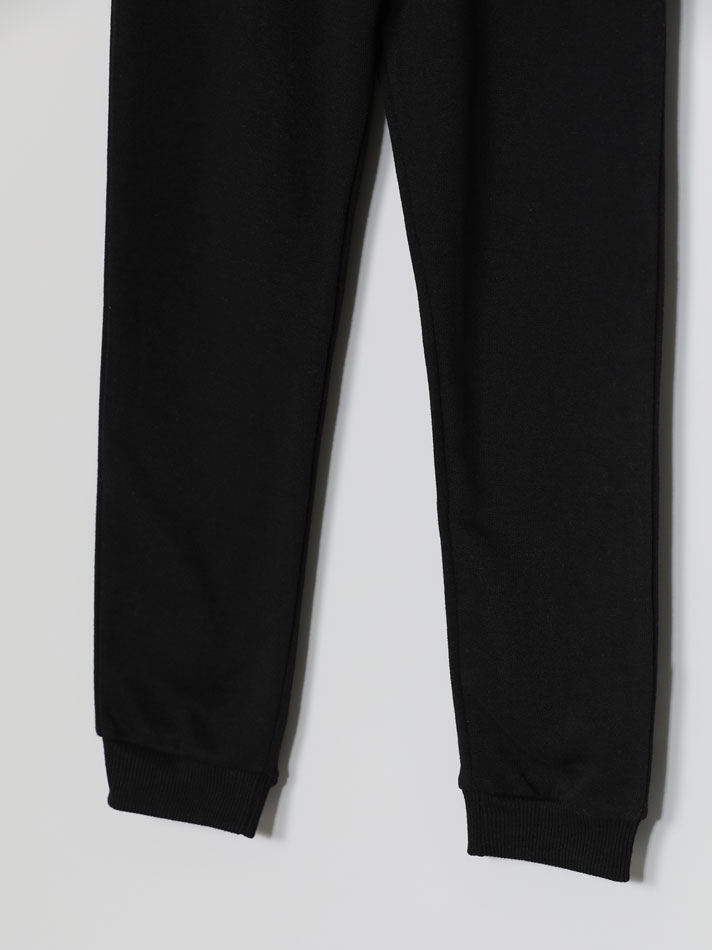 Conjunto com 2 calças de fato de treino básicas - Preto