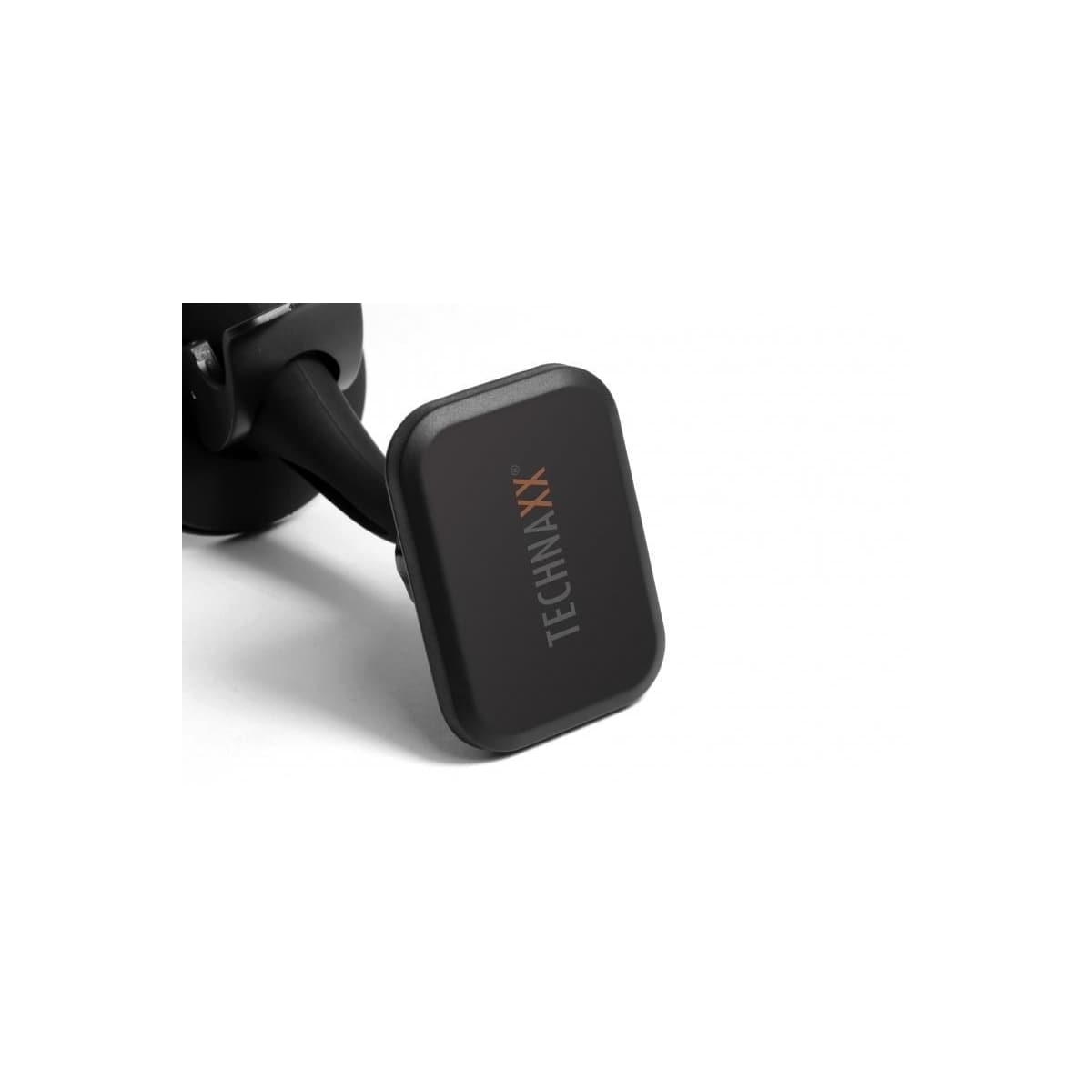 Technaxx magnetisk bilholder for smarttelefoner og nettbrett + billader (TE09)