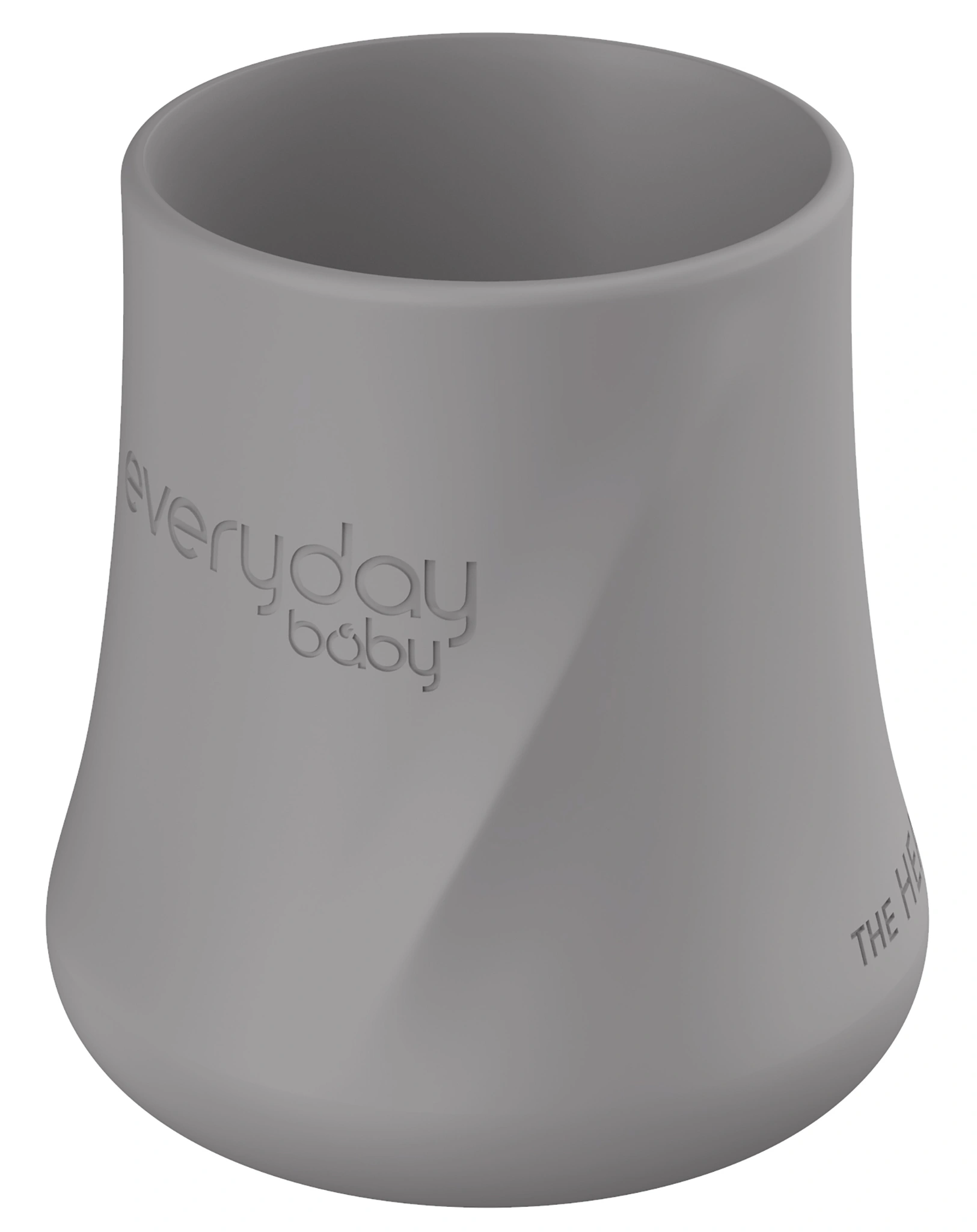 Silikon-Becher EVERYDAY BABY - DRINK & LEARN 2er Set in grau