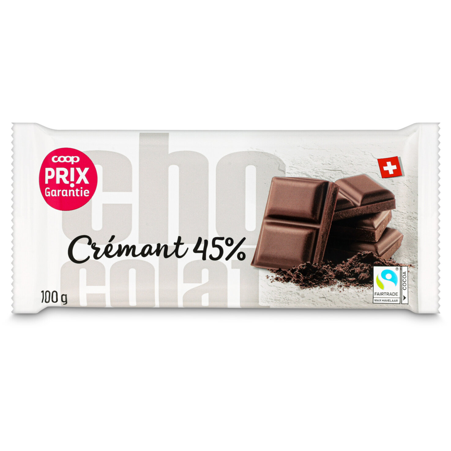Prix Garantie Fairtrade Tafelschokolade Noir