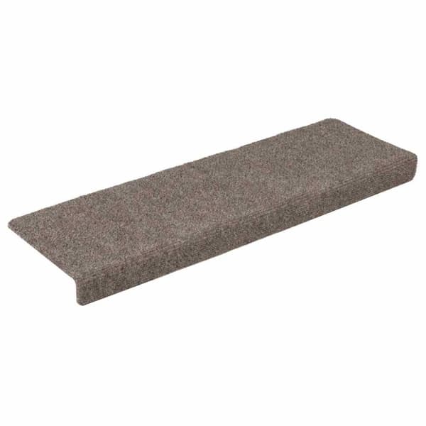 vidaXL Trappematter 15 stk nålestempel 65x21x4 cm kremhvit