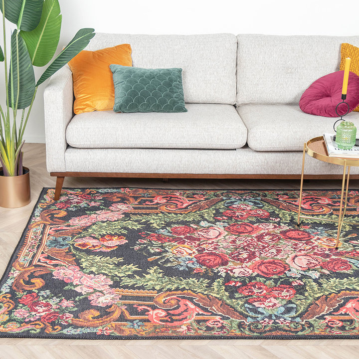 Vloerkleed - Estate Rozenkelim Goud | Snelle levering