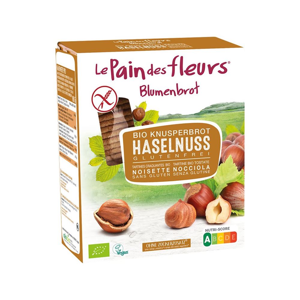 LE PAIN DES FLEURS Knusprige Schnitten Haselnuss 150 g