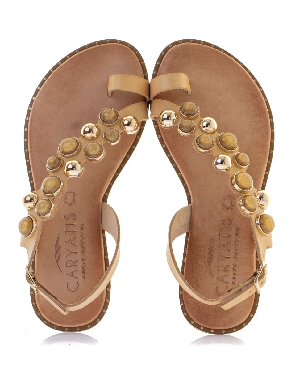 Caryatis Leather Sandals