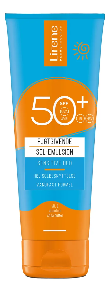Lirene Sun Protection Lotion Vitamin E SPF 50 - 120 ml.