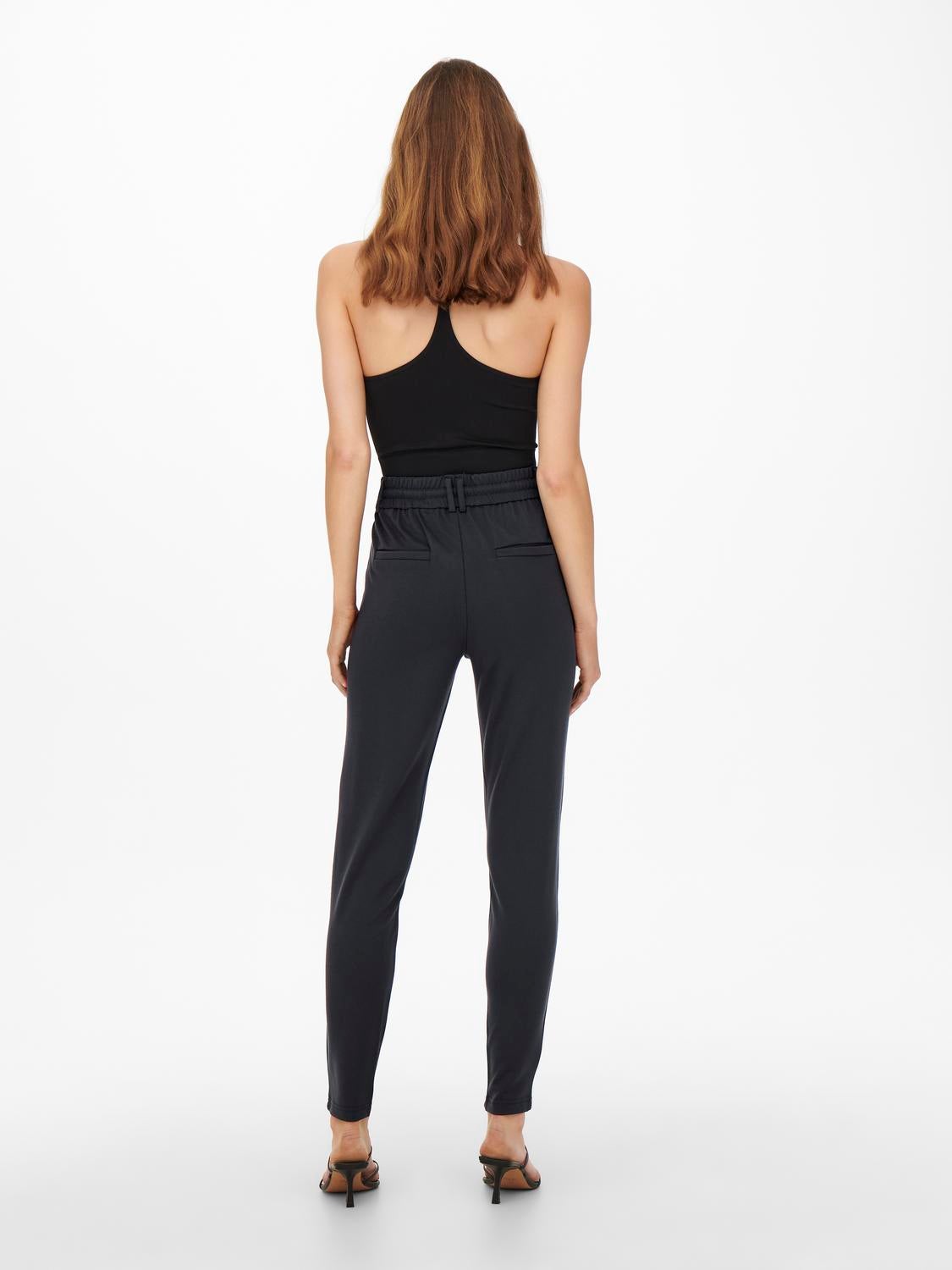 ONLPOPTRASH Mittlere Taille Normal geschnitten Klassische Hose Blue Graphite