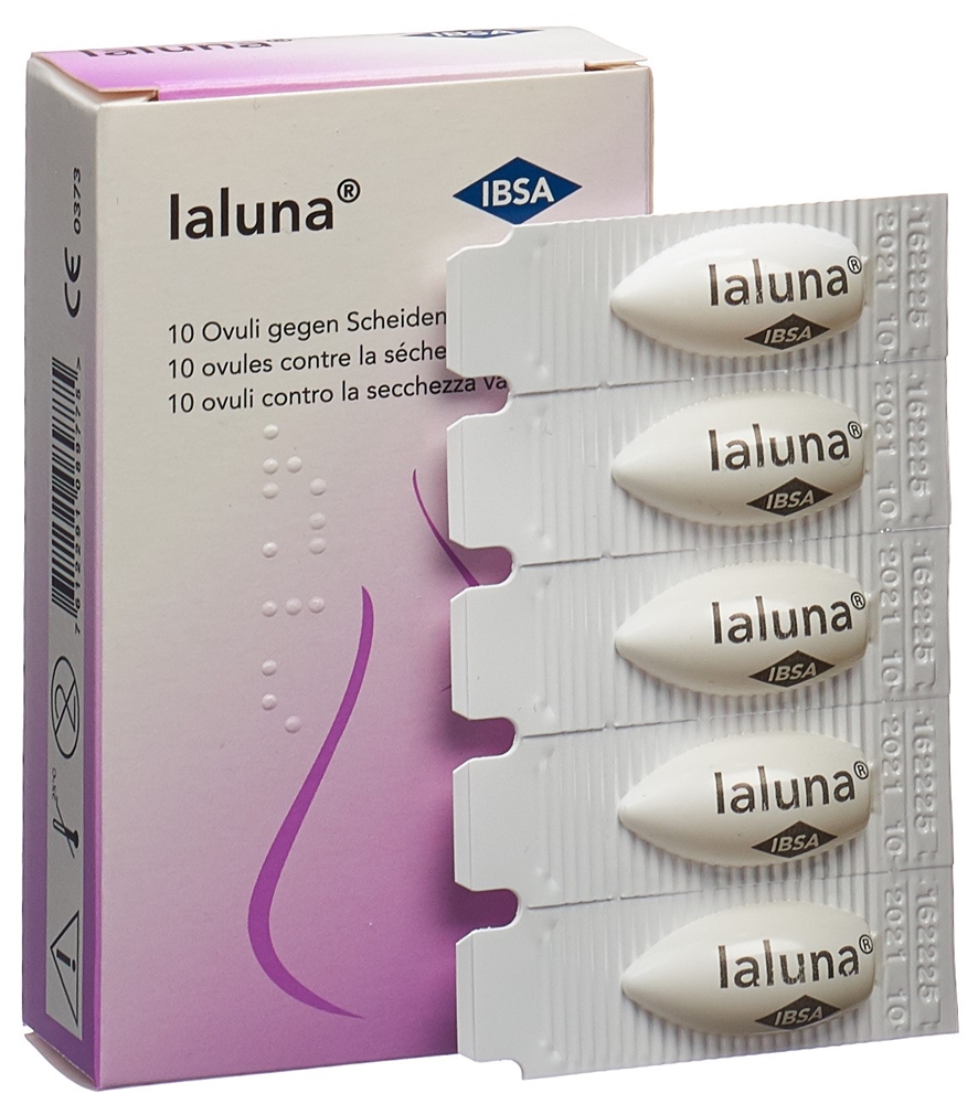 IALUNA Ovula Blist 10 Stk<br>10 Stück, Blister, Vaginalzäpfchen