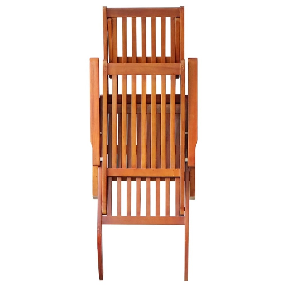 Transat chaise longue bain de soleil lit de jardin terrasse meuble d'extérieur avec repose-pied et coussin acacia solide 02_0