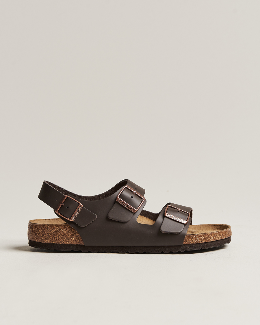BIRKENSTOCK Milano Classic Footbed Dark Brown Leather
