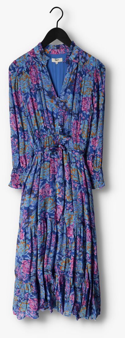 SUNCOO blauwe suncoo maxi jurk cendra