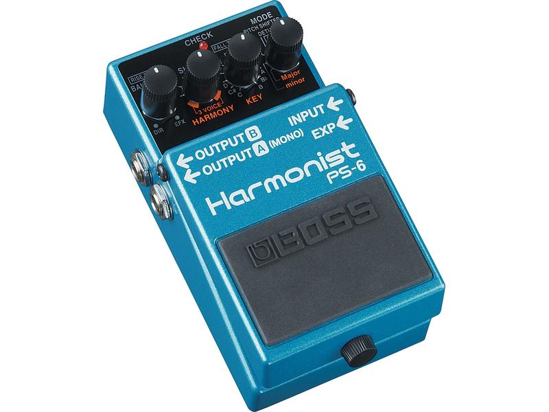 BOSS Pedal PS-6 Harmonist- und Pitch-Shifter-Pedal für praktische Sound-Manipulationen