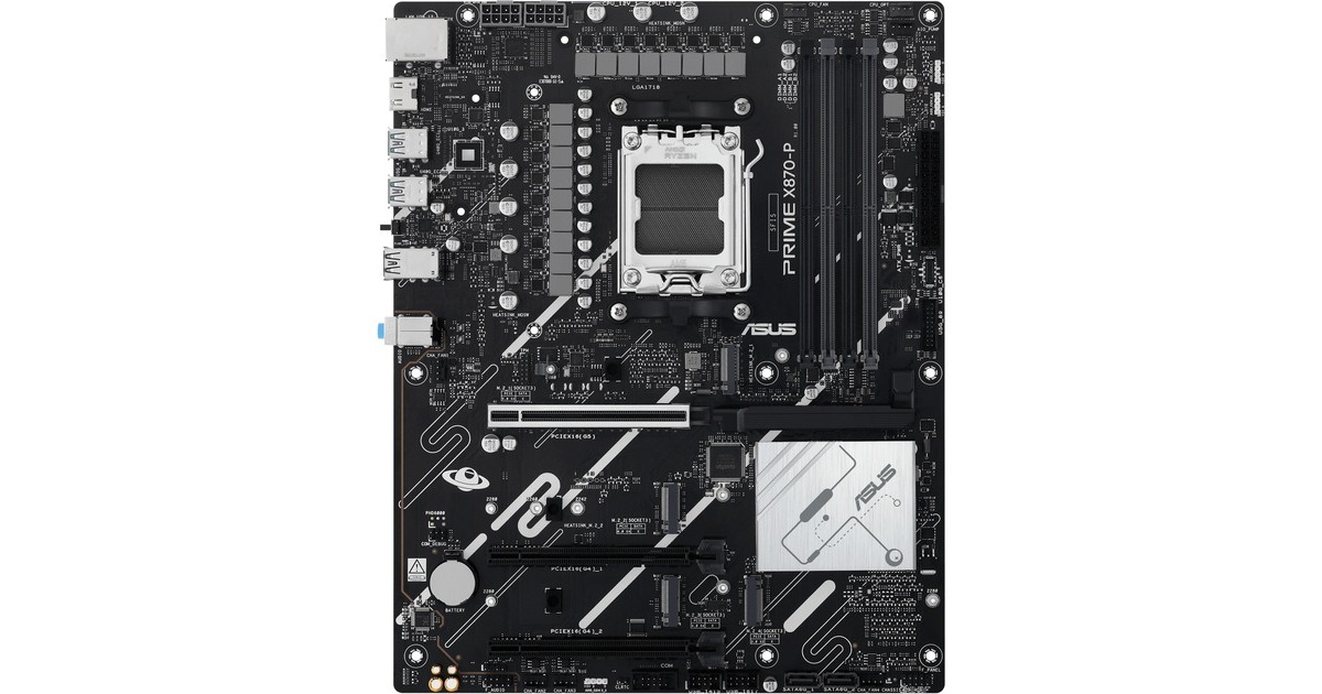 ASUSPRIME X870-P socket AM5 moederbord  (2,5Gb-LAN, Sound, ATX)