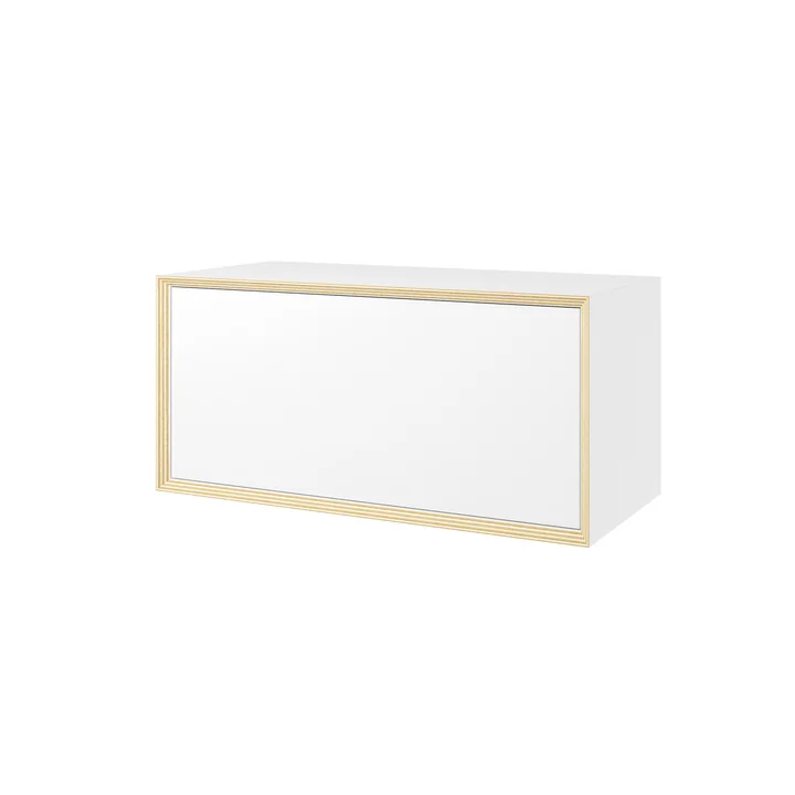 Müller Small Living - Vertiko Thirteen Regalelement mit Klappe, weiss