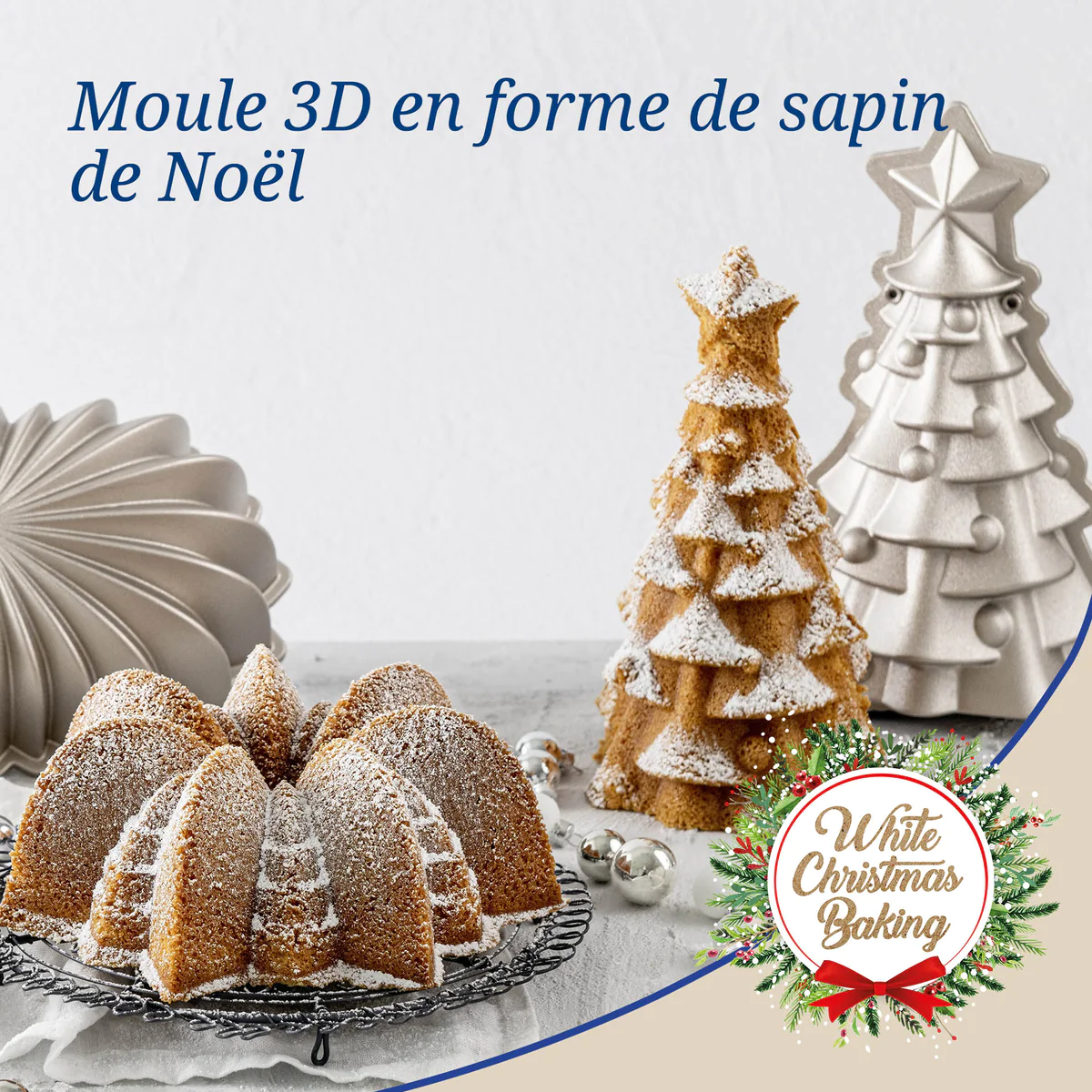 Moule à gâteaux original en forme de sapin de noël Christmas Dr. Oetke