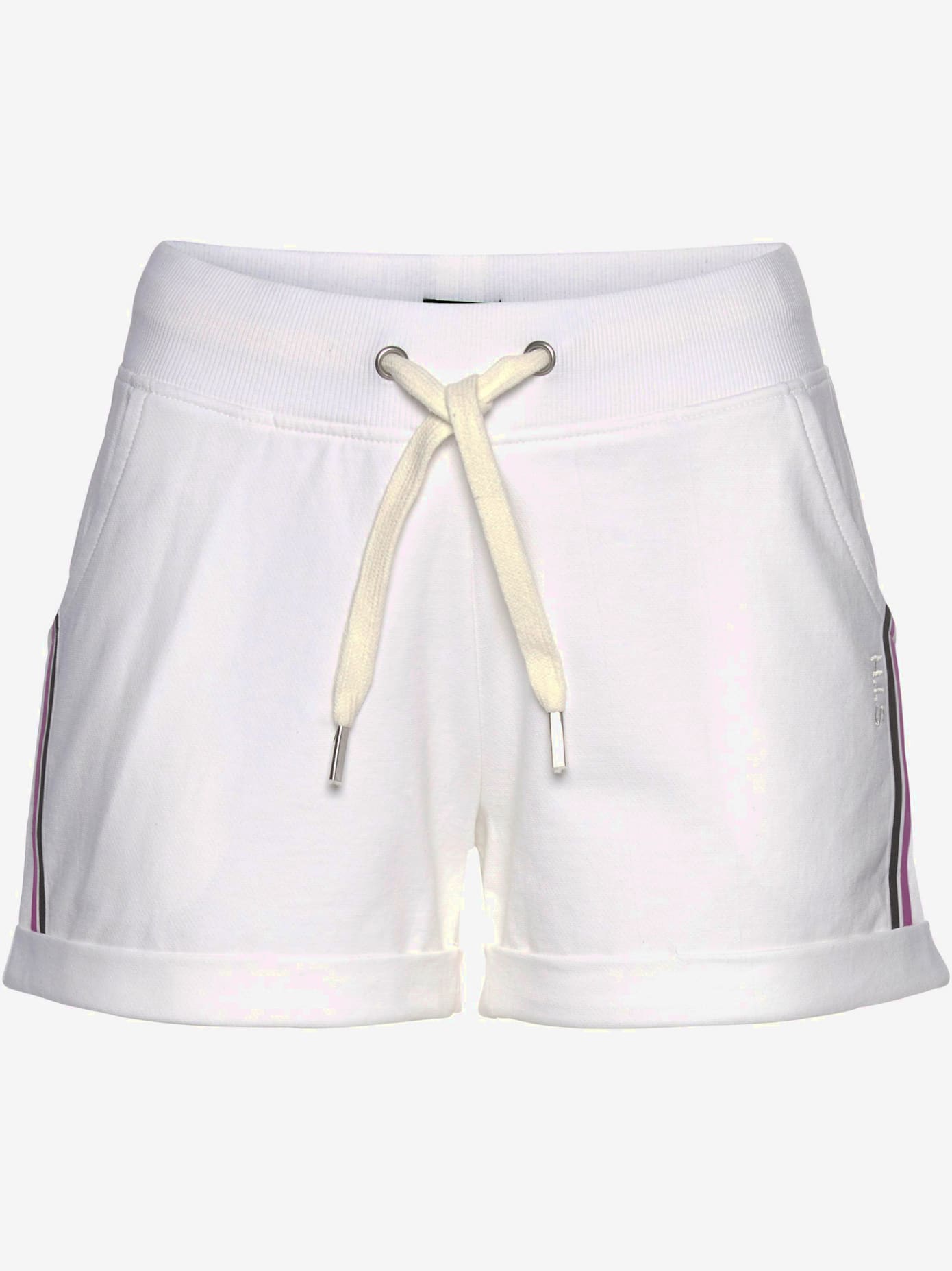 Short de plage short à rayures