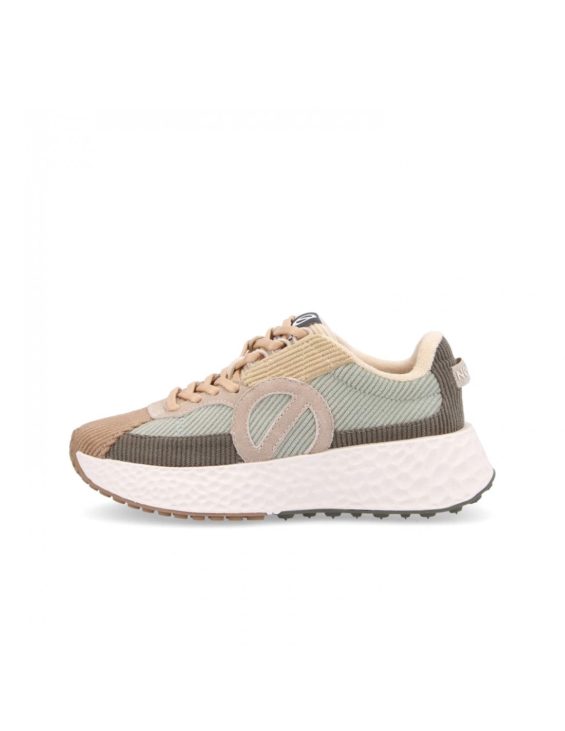 no name Baskets de ville femme carter runner Tilleul/Dune