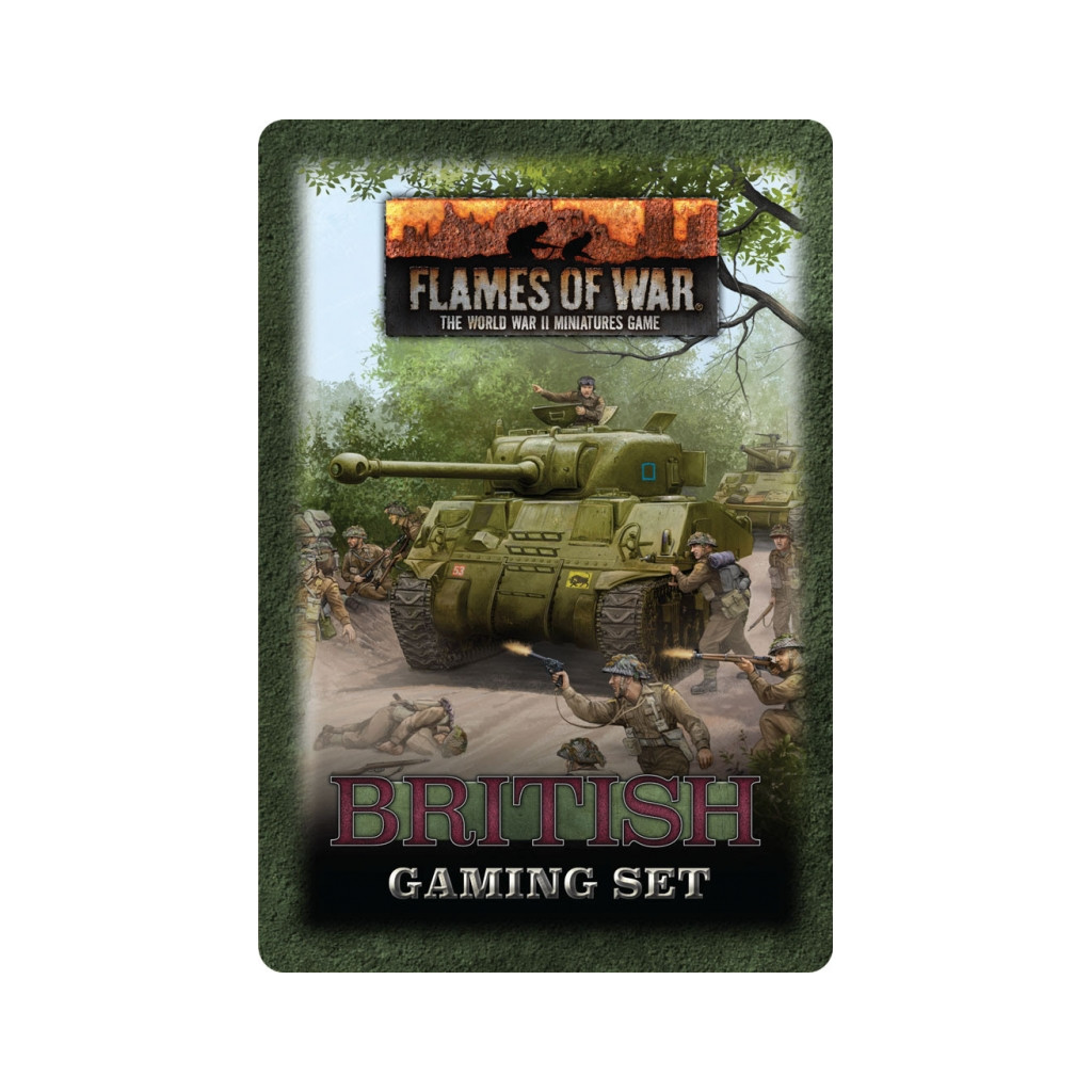 Flames of War - British Tin Gaming Set