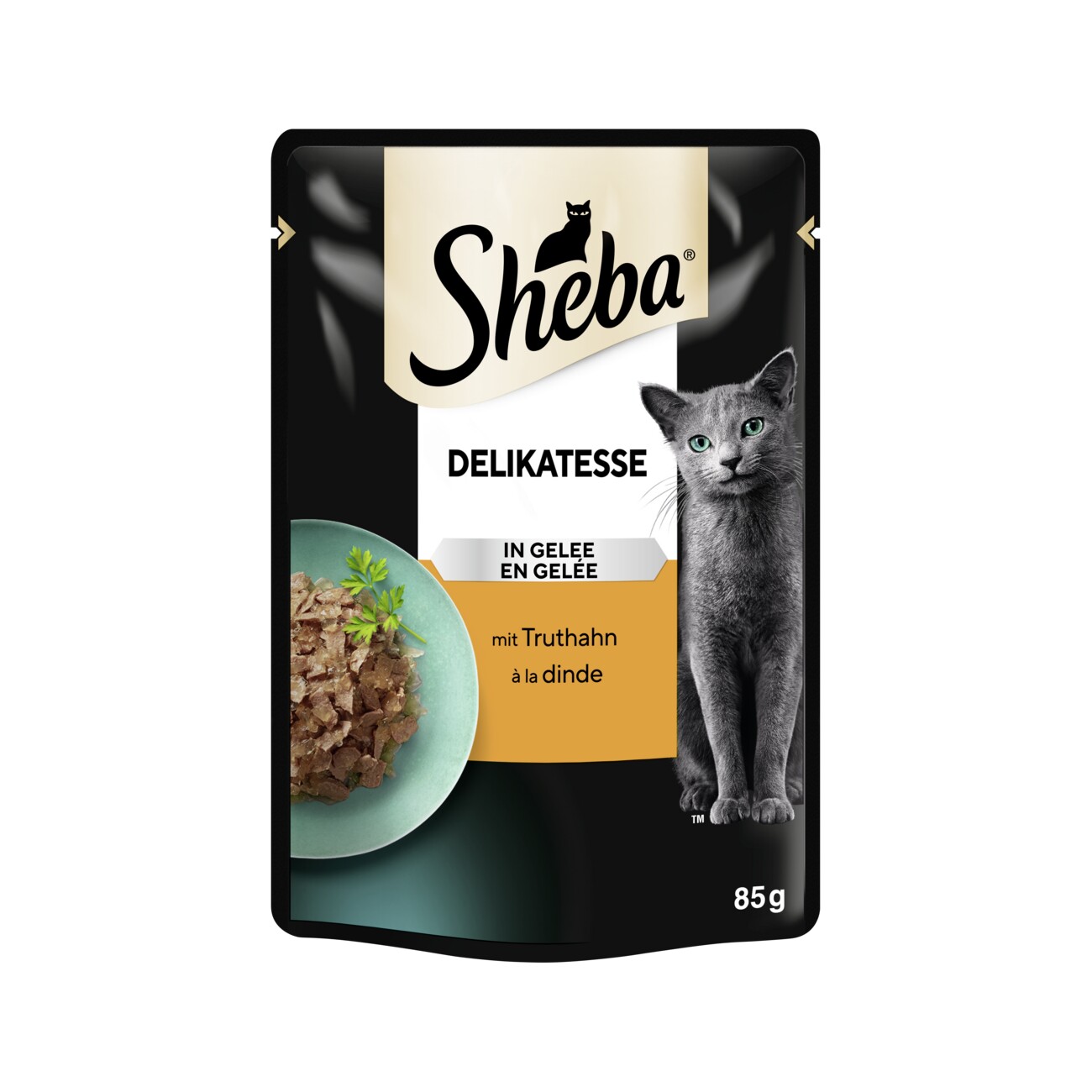 Sheba Delikatesse in Gelee 28x85 g Truthahn