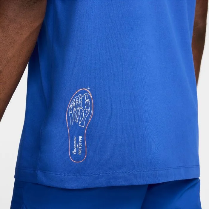 Nike Herre T-shirts DRI-FIT Founders Short Sleeve Tee Blå