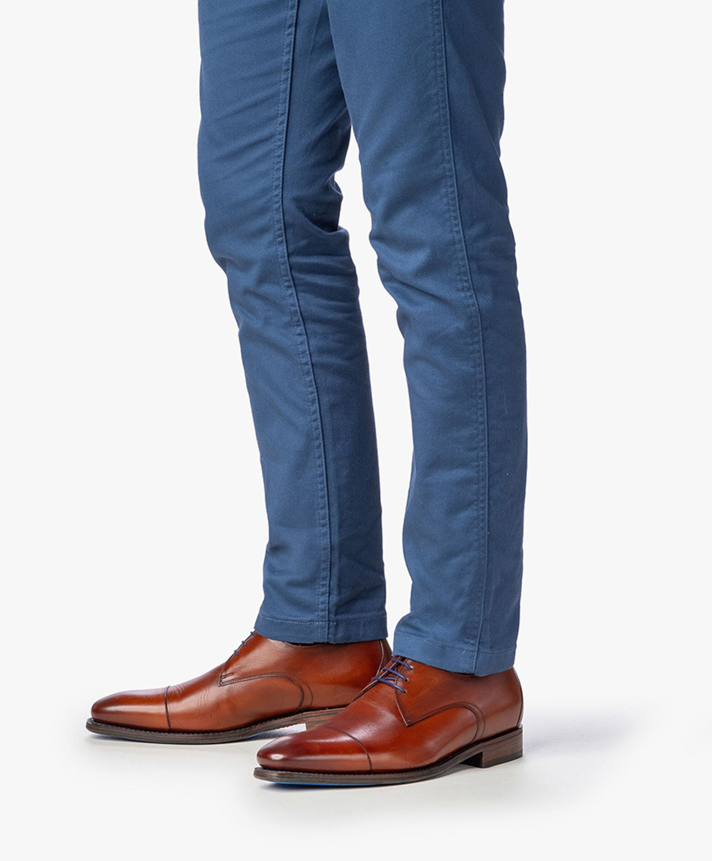 Floris van Bommel heren veterschoenen bruin
