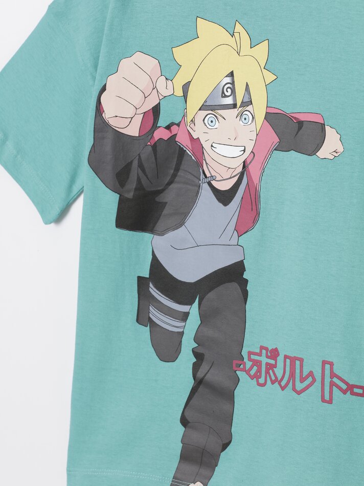 Camiseta Naruto Shippuden com estampa maxi - Oceano