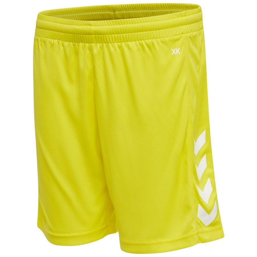 Hummel Short de Foot Core - Jaune/Blanc Enfant